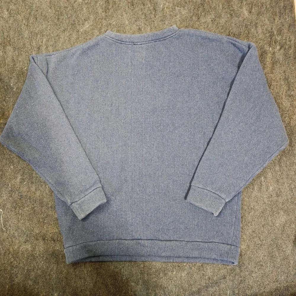 Vintage ESY Sportswear Virginia Beach Sweatshirt XL Blue Made in USA 90s Graphic